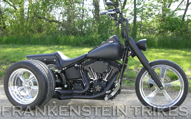 Harley Davidson Softail with Frankenstein Trike Kit